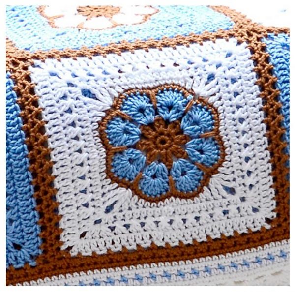 African Flower With 8 Petals Free Patterns (1) My Crochet