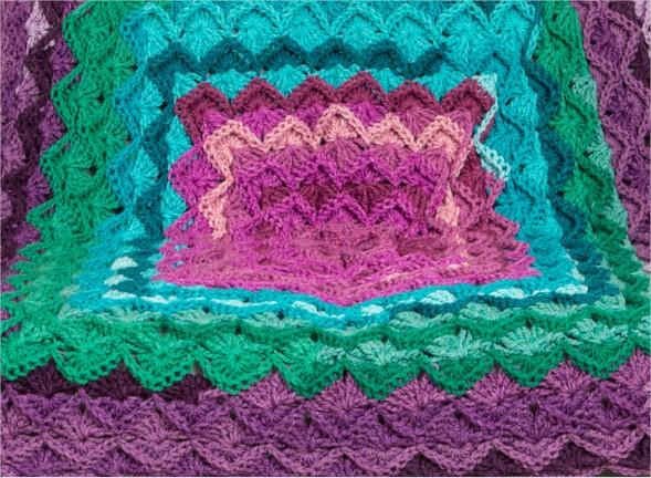 Boho Throw Blanket Free Pattern (2) | My Crochet