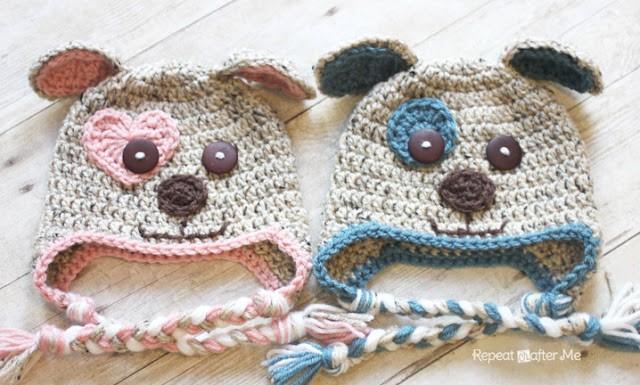 Crochet Puppy Hat Pattern