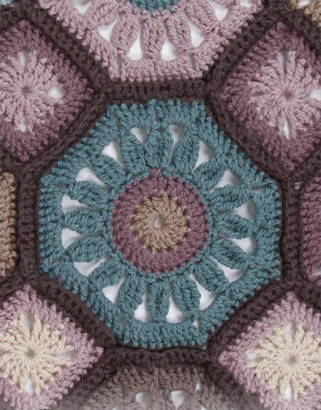 Crochet Gypsy Wagon Blanket Octagon Free Patterns