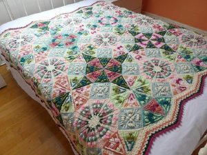 Color Kaleidoscope Blanket Crochet Patterns
