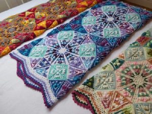 Color Kaleidoscope Blanket Crochet Patterns